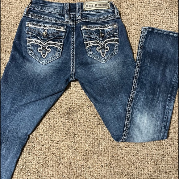 Rock Revival bootcut jean sz 26 - Picture 6 of 9